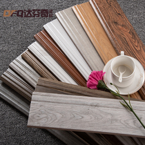 Imitation solid wood skirting line tile 110x800 living room bedroom wood grain floor line Wood grain brick wall foot line foot line