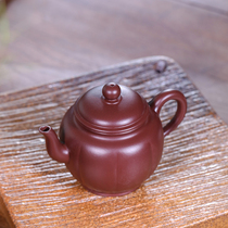 Aiqi Authentic Yixing original mine purple sand pot Purple Zhu Mud Palace lamp pot Pure handmade teapot Household teapot