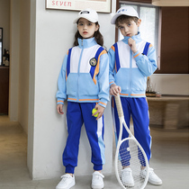 Primary school uniforms spring and autumn suits kindergarten uniforms first grade sportswear custom childrens class uniforms three-piece set