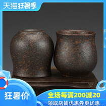 Yin Xiangming Purple sand pot tea cup Ancient wood kiln becomes high temperature old Duan mud handmade beauty cup A single 40 yuan