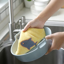 Handtowel hanging cute household kitchen items dishwashing towel absorbent towel housework cleaning dishwashing cloth