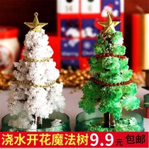 Paper tree flowering Christmas Tree Magical watering Growth Crystal Creative Magic Tree Send kids Christmas gifts