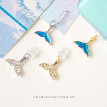 Human fish tail Huawei p30pro glory mobile phone charging port dust plug typeec data plug nex Xiaomi Meizu