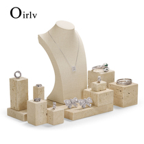 Multi Precious Yellow Cave Stone Jewels Jewellery Display Props Shop Window Counter Ring Earrings On Display Putting Show Shelf