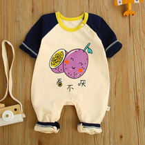 Baby clothes spring and autumn newborn cartoon jumpsuit 2020 baby long sleeve cotton clothes climbing clothes wholesale