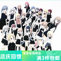 Handbill Stickers Day School Uniforms Girls Stickers Homemade Handbill Girls Uniform Stickler diary decorations with 32 pieces