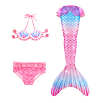 Childrens swimsuit girl Summer new split Xia mermaid princess tail swimsuit bikini suit