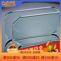 Rectangular new Mainland China desktop tempered glass gasket household custom custom paint countertop laminated glue