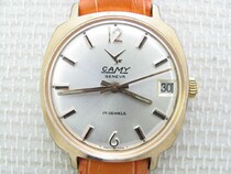 Cammy CAMY milky white dial Gold Gold Swiss calendar mechanical watch F74