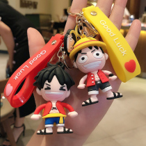 New creative Cartoon Cartoon keychain pendant Net red three-dimensional doll key chain car bag hanging decoration mens model
