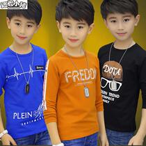 Boys autumn clothing 2019 new children pure cotton long sleeve t-shirt CUHK Tong Chun Autumn Jersey Boy Autumn Jersey Blouse