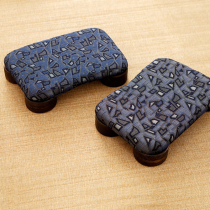 Creative household Japanese solid wood fabric art low stool Coffee table Childrens bench Tatami meditation Buddha meditation stool