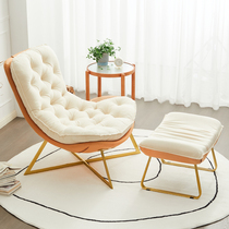 Nordic Sloth Sofa Single Chair Light Extravagant Home Bedroom Modern Minimalist Net Red Balcony Casual Down Deckchair
