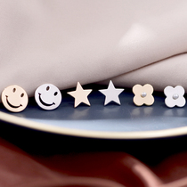 Simple metal stars flower pearl suit small brooch cardigan small pin fixed bib pants Non-slip anti-light