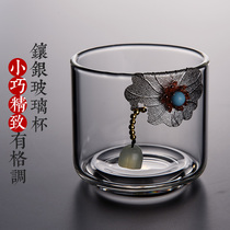 Glass Tea Cup thickening heat resistant transparent large cup Japanese tea cup anti-hot master cup single cup