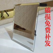 Mirror makeup mirror Desktop portable high-definition student dormitory Princess female size desktop dressing mirror table