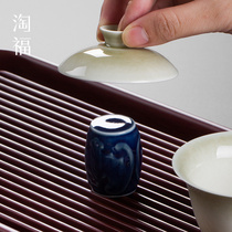 Jingdezhen Kung Fu tea accessories cover set cover bracket Zero matching pot cover bracket Ceramic tea accessories Household tea ceremony supplies