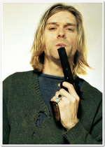 Kurt Cobain Music Poster Rock Band Art Film 3 Decorative Painting