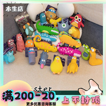  QMonster pet latex toy Dog voice toy Shiba Inu French bucket Small dog toy