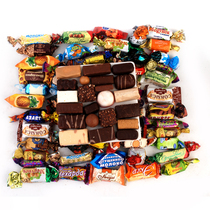Import mix Sugar Chocolate Russia Zero Food New Year Goods Delight Candy Knot Wedding BULK