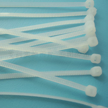 Self-locked nylon tie binding wire with fixed plastic strapping with buckle powerful buried wire bundle harness with white