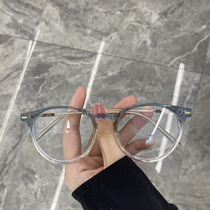 2020 new wave Han version anti-blue light flat mirror round frame eyes womens tennis red ins vegan glasses with myopia