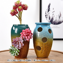 Fleshy old pile flower pot ceramic special clearance creative large coarse pottery breathable meat plant large diameter small flower pot