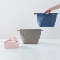 High Face Value Canvas Aluminum Foil Thickened Insulation Lunch Bag Portable Lunch Box Office Bag for work family with meal Lunch Handbag