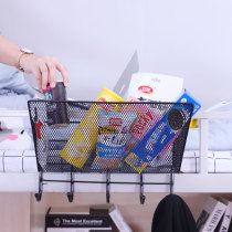 College student dormitory bedside storage rack frame dormitory shelf upper and lower laying artifact storage rental house bedside hanging basket