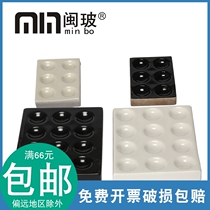 Porcelain Drip Board 6 12 Hole Caves Ceramic Black & White Reaction Board Colorimetric Well Board Chemical color Precipitation Control Experiment