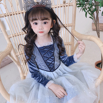 Frozen 2 Children Aisha Princess Dress Autumn Girl Dress Aisha Dress Childrens Clothing Autumn Dress