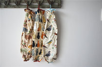 Export UK cotton plastic bag storage bag storage bag European cute sundries kitchen