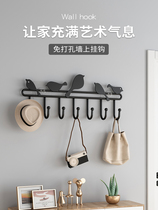 Sticky hook behind the door wall hook clothes hanger strong viscose coat hook no trace no punching kitchen rack