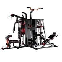  Five-person station comprehensive strength trainer Large fitness equipment Household bench press multi-function combination sports suit