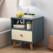 Bedside table Simple modern small shelf Bedside cabinet Bedroom simple rental room special storage locker