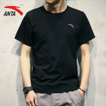 Anta t-shirt short-sleeved mens loose 2021 new summer official website quick-drying sports t-shirt black half-sleeve T