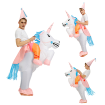 Halloween costume unicorn inflatable adult child child-child clothing show clothing young child acting suit