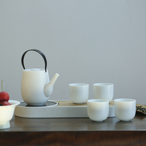 Shanfangday style utility-style tea with small set of thermostatic portable household brief storage type dry tea tray ceramic