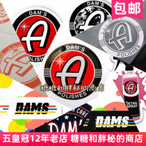 American Adham Original Loaded Sticker Hollowed-out Stickers NEW Bright Red Sticker
