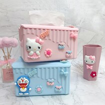 Paper Towels Box Rooms Bedrooms Female Creative Bedside Cramtbox Cute Teenage Girl Hearts Home Living Room Atmospheric Paper Crammy