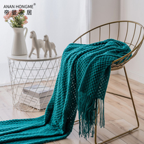 ins wind Nordic air conditioning blanket Blanket Sofa Cover Blanket casual blanket Sleeping Blanket Office Cover Leg Small Blankets