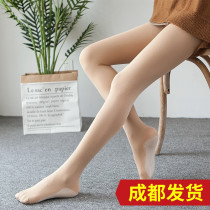 2 pairs of Chengdu thin light leg shape meat color thick female artifact stockings leggings stockings leggings socks jumpsuit spring and autumn thin legs