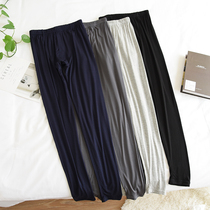 Thin models Modale autumn pants men wear cotton sweatpants young students men tight and beat bottom line pants warm pants minimalist