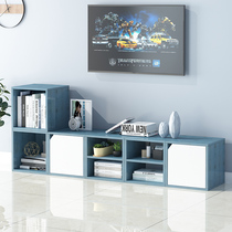 Simple modern small cabinet free combination bookcase simple bookshelf locker storage cabinet floor small bookshelf with door