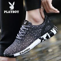 Playboy mens shoes 2021 new summer sports casual sandals wear holes outside woven hollow beach tide shoes