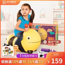 Bile B toys Jumping Hippopotamus bouncing Bumblebee Sheep corner ball Childrens inflatable jumping ball riding toy sports