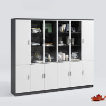 Cabinet Information Cabinet Wood White Ground Floor Storage Short Cabinet Office Storage Cabinet Five Doors Office Cabinet Customisation