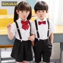 Childrens choral dress rehearsal for boys kindergarten elementary school students recitation of the competition Costume School Uniform Performance Suit
