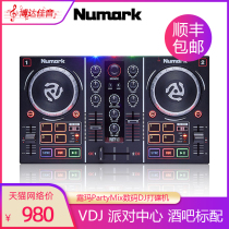 Numark Luma Party Mix VDJ8 digital disc player blasting DJ controller bar standard