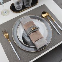 Dining Cushion Sector Nordic Ins Wind Home Steak Mat American Western Dining Leather Heat Insulation Mat Waterproof Oil Proof Table Mat